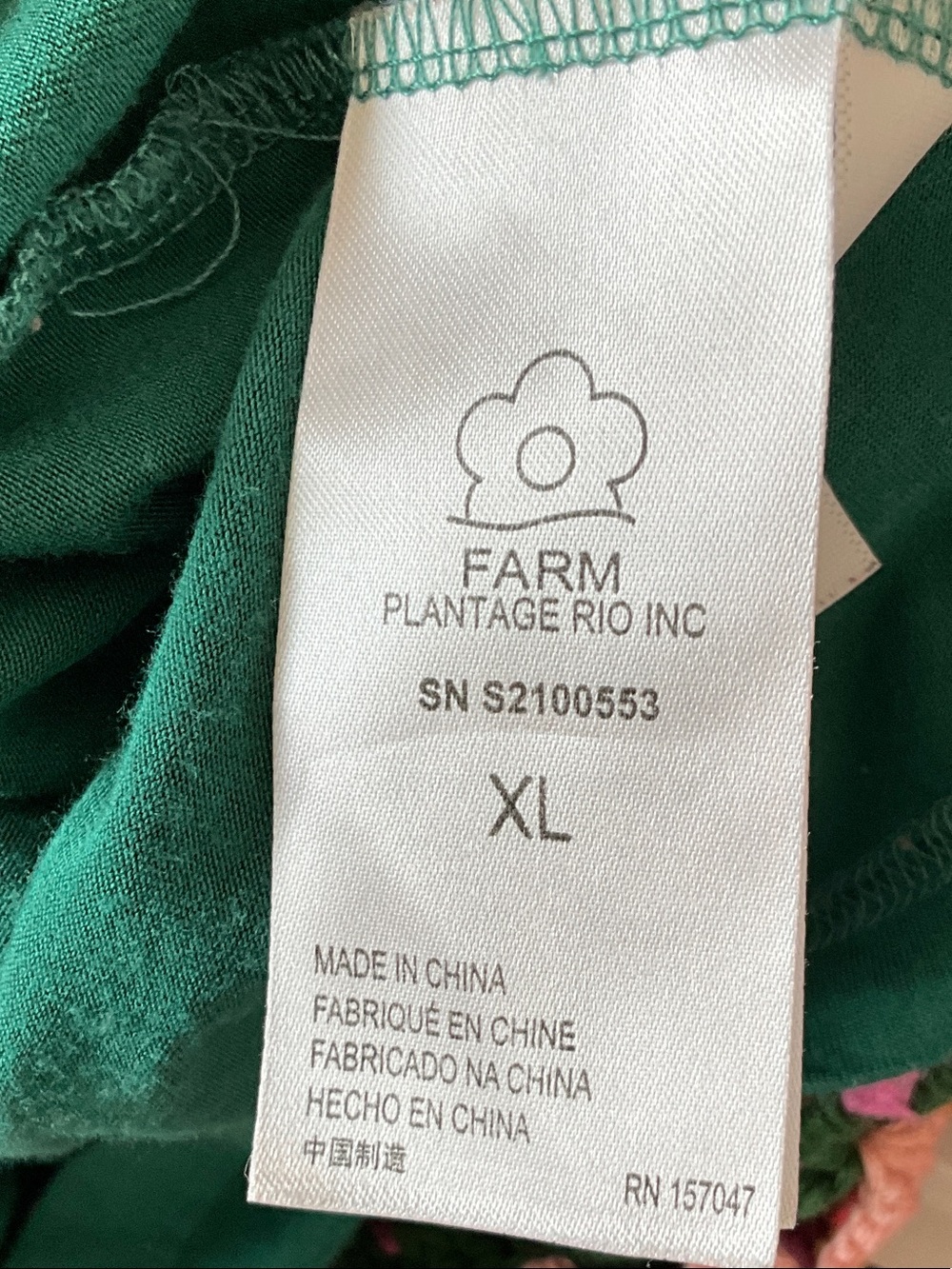 FARM Rio Multicolor Crochet Midi Dress in Pink, Green & Yellow - Picture 10 of 11